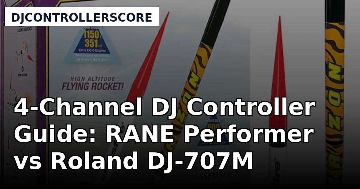 4-Channel DJ Controller Guide: RANE Performer vs Roland DJ-707M