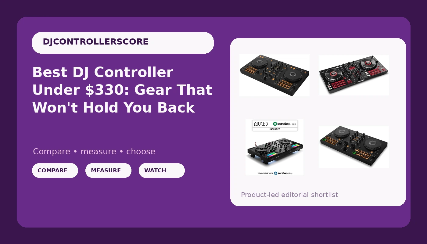 Best DJ Controller Under $300: Gear That Won't Hold You Back - DJControllerScore review with measurements and honest opinion