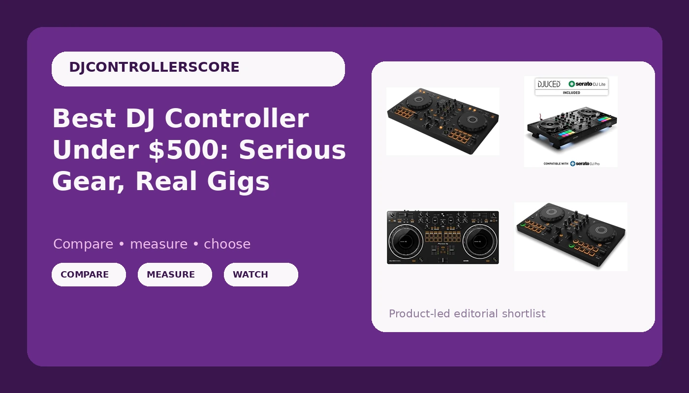 Best DJ Controller Under $500: Serious Gear, Real Gigs - DJControllerScore review with measurements and honest opinion