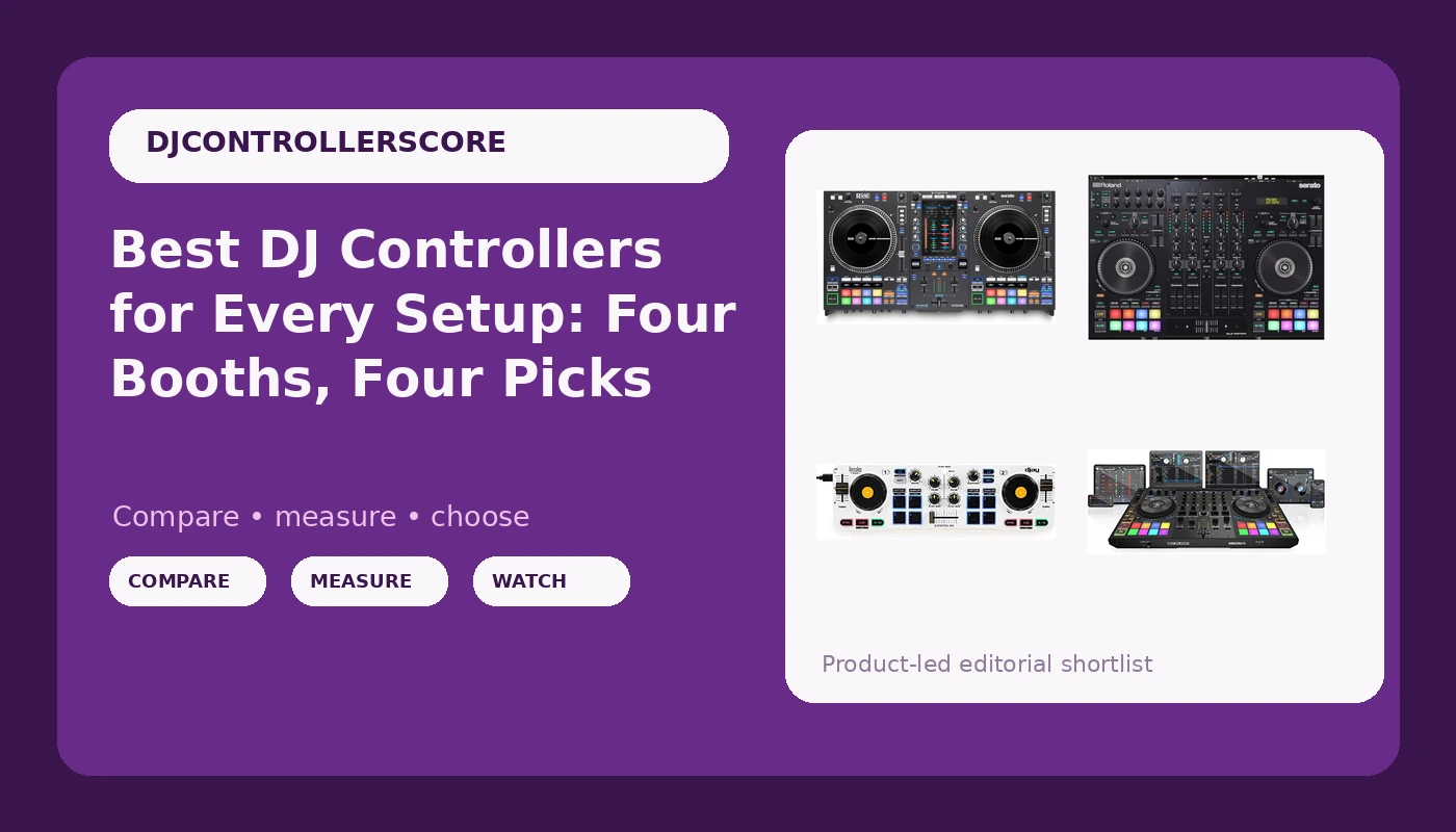 Best DJ Controllers for Every Setup: Four Booths, Four Picks