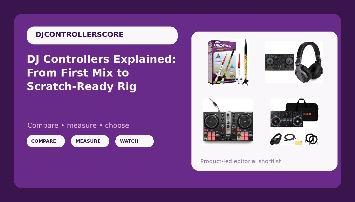 DJ Controllers Explained: From First Mix to Scratch-Ready Rig