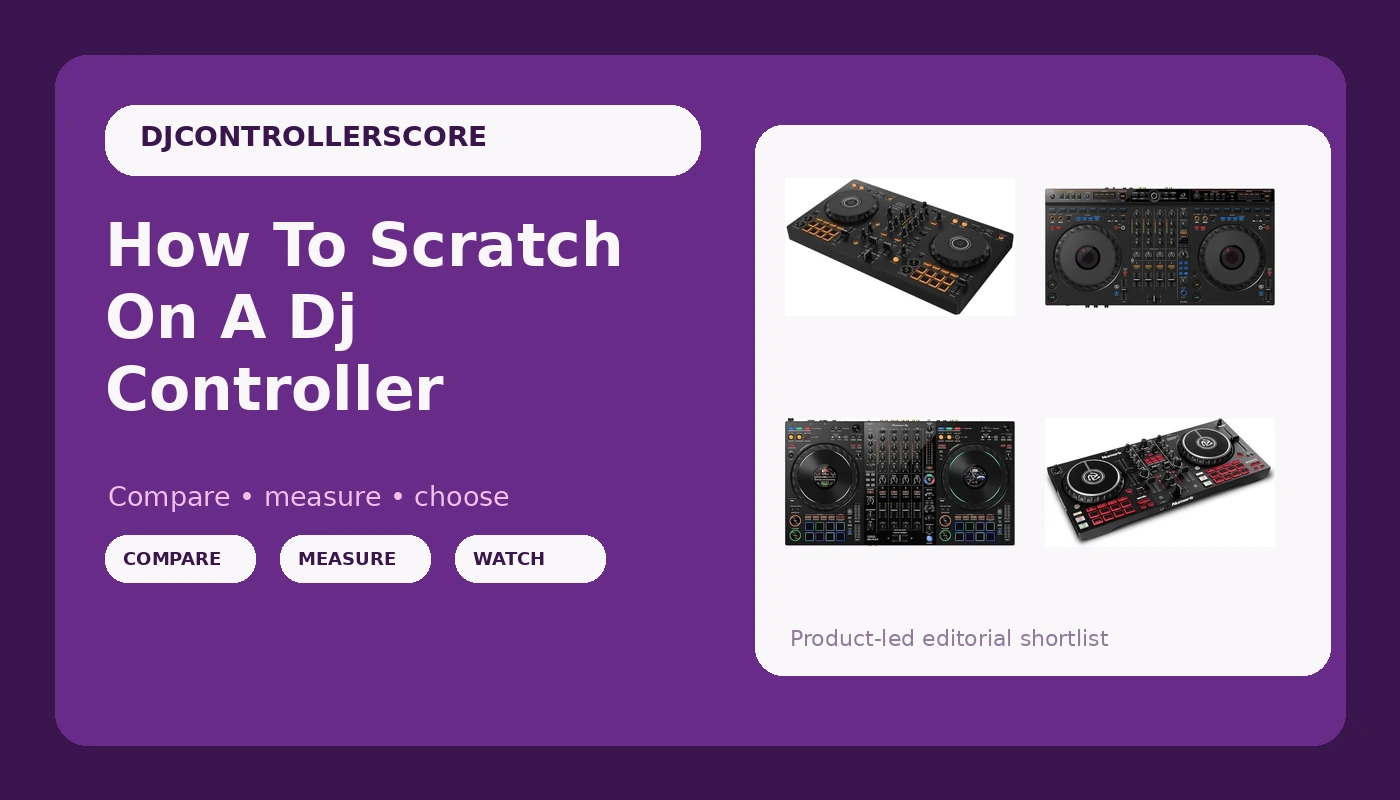 How To Scratch On A Dj Controller - DJControllerScore review with measurements and honest opinion