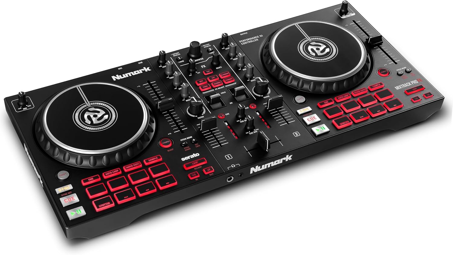 Compared to the Numark Mixtrack Platinum FX