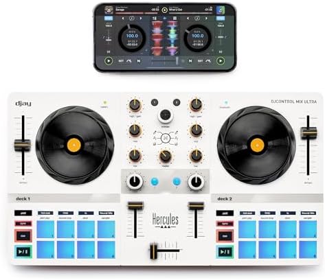 Hercules DJControl Mix Ultra - Mobile DJ Controller for iOS & Android