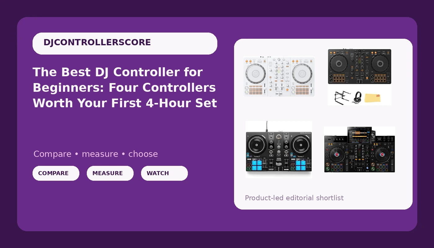 The Best DJ Controller for Beginners: Four Controllers Worth Your First 4-Hour Set